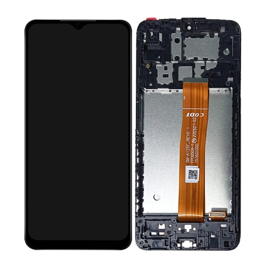 Touch+Display+Frame Samsung Galaxy A12/A127 Black Touch+Display+Frame Samsung Galaxy A12/A127 Black